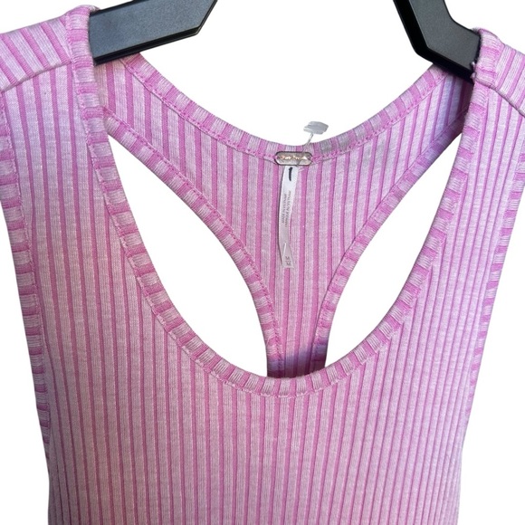 NWOT FREE PEOPLE Drops Of Venus Pink Midi Dress Pink Sz Large - Picture 6 of 8